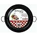 Orbegozo PXH 4024 Emaillierte Paella-Pfanne, Durchmesser 24 cm, Holz, Schwarz