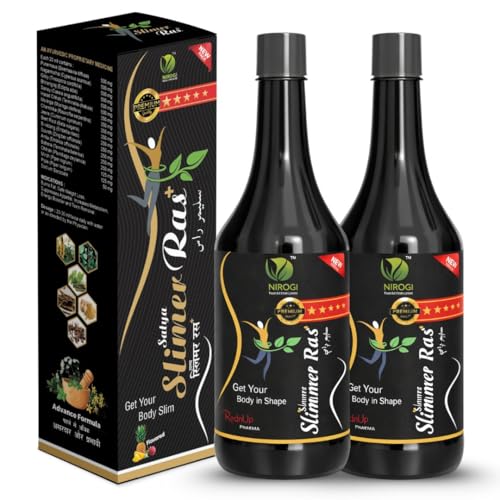 Image of Ayurvedic Weight Loss Syrup for Men and Women - 500ml | Herbal & Natural Tonic | Supports Metabolism & Helps in Digestion with No Side Effect & Additives Free (Pack of 2)