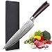 Coltello da Chef 8 pollici, Professionale Coltello da Cucina, in Acciaio Inossidabile al Carbonio, con Manico Ergonomico Confezione, per la Cucina e Il Ristorante di Casa
