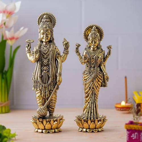 Image of Lord Laxmi-Vishnu statue, Laxmi Narayan idol (SAC010006001025)