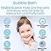 TruKid Bubble Podz Bubble Bath for Kids, Toddlers, & Babies, Tear Free Gentle & Refreshing Bath Bomb for Sensitive Skin with Natural Moisturizers, Non-Toxic, pH Balanced, Watermelon Scent (24 Podz)