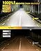 FAHREN Upgraded 9007 Led Bulbs,60000LM 1000% Brighter HB5 Bulbs, Real 1:1 Mini Size,6500K Cool White,IP68 Waterproof fog bulbs, Plug and Play, Pack of 2