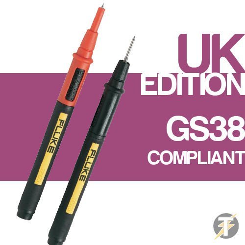 Fluke TP175 - TwistGuard Test Probes, 1000 Volt Voltage, 10 Amp Current, 2mm Tip Diameter, Can be used with any brand of 4mm push-fit test leads. Compatible with the TL224 test lead set.