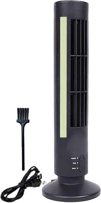 Natural Wind Bladeless Simple Design Electric Tower Fan for Workshop Home