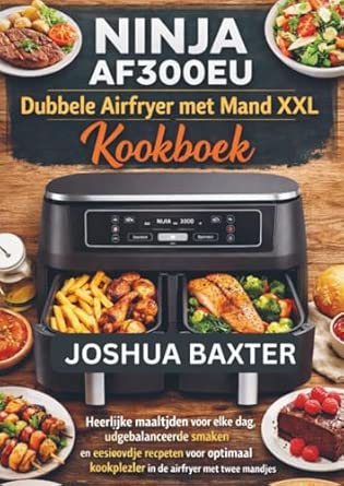 NutriChef Dubbele Mand Airfryer 8,8 Liter | Olievrije Airfryer voor