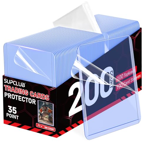 2026 Upgraded 100 35PT Toploads for Cards & 100 Penny