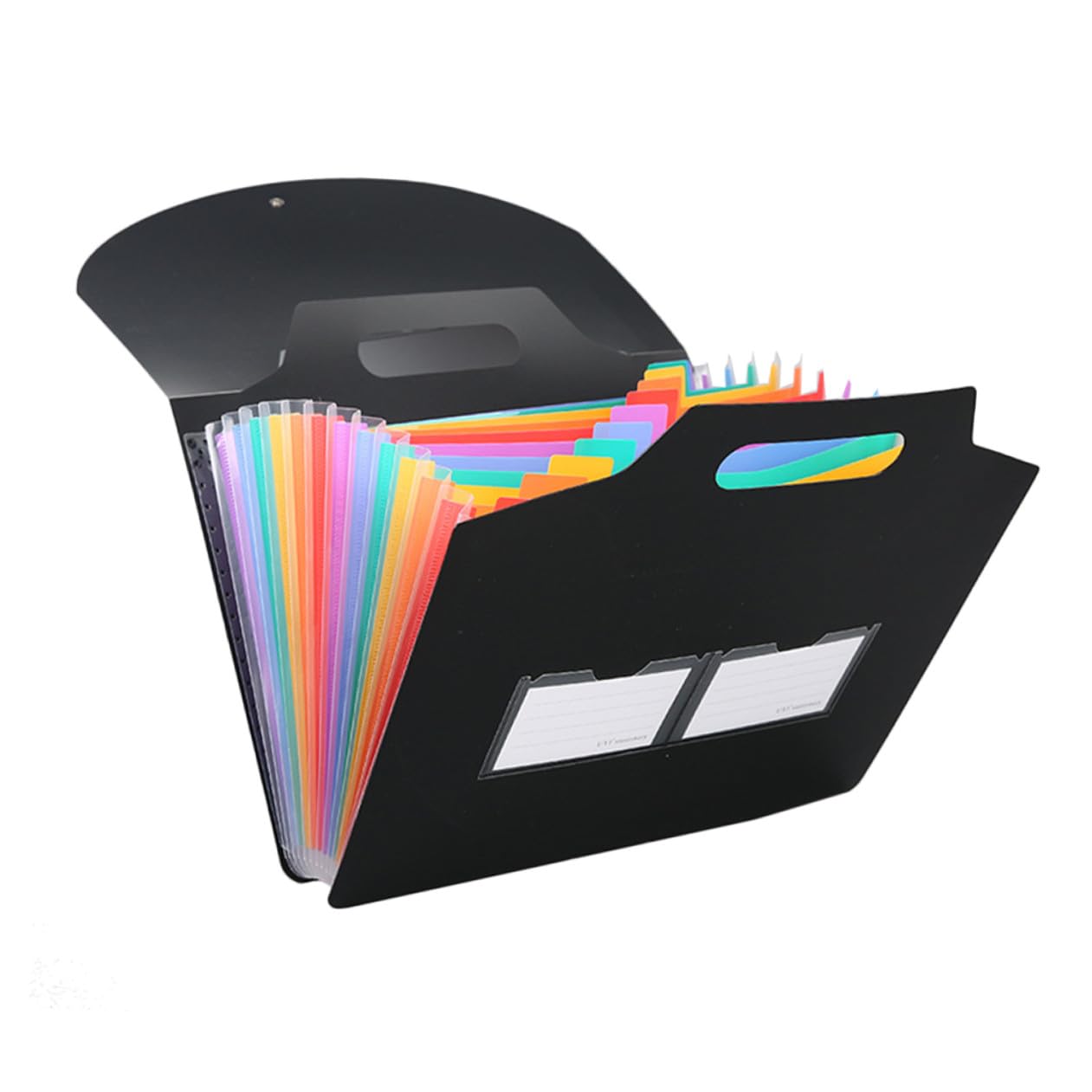 jojofuny 3 Pezzi Cartellina Portadocumenti Portatile Scomparti Organizer File con Tasche Borsa Leggera per Ufficio e Casa per Contratti e Fatture