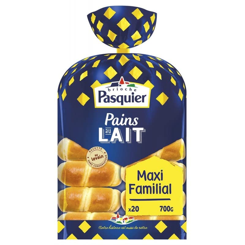 BRIOCHE PASQUIER - Pains Au Lait 700 G - Lot De 4 - Offre Special