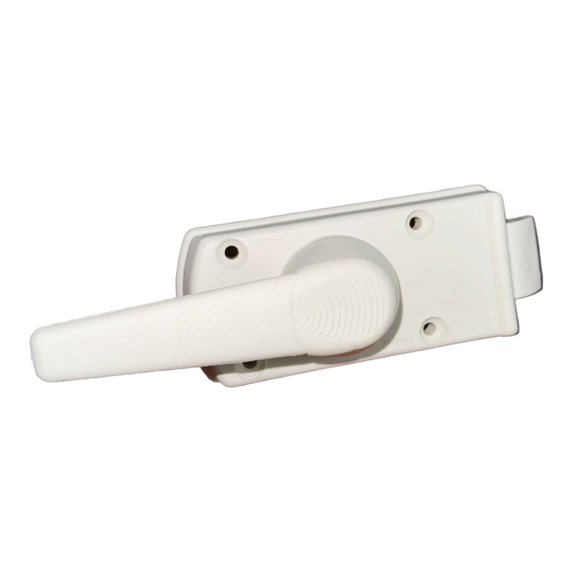 Serratura interna per porta, caravan, camper, colore: bianco