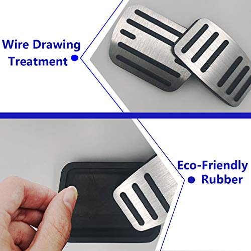 Ttcr-Ii For F150 Pedal Covers No Drill, Aluminum Gas Pedal Covers And Brake Pedal Pads Compatible With 2009-2014 F150 Pedal (Automatic, 2Pcs) #TOP3