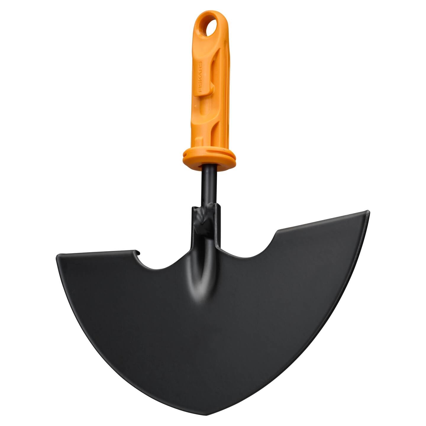 Fiskars OneClick Rasenkantenstecher, Aufsatz für saubere Rasenkanten, Müheloses Wechseln mit nur einem klick, Langlebige Borstahlklinge, Schwarz/Orange, 1080689