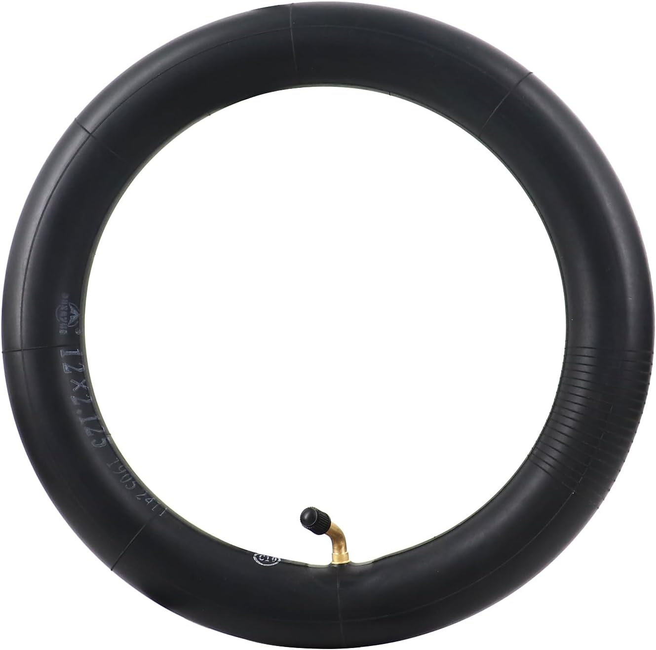 2 Pack 12x2.125 Bike Tubes with 45 Degree Valve Bicycle Inner Tubes Compatible with 12 x 1.75 12 x 1.90 12 x 1.95 12 x 2.1 12 x 2.125 Kid Bike Most Bike/Scooter Tire Tubes