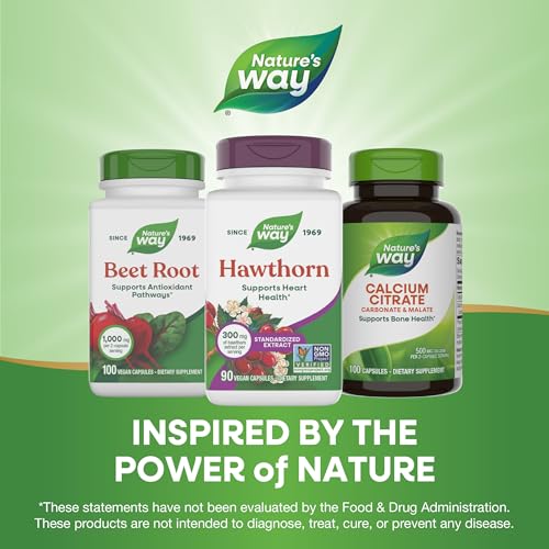 Nature's Way Hawthorn Standardized Extract, Supports Heart Health*, 90 ct - image 7