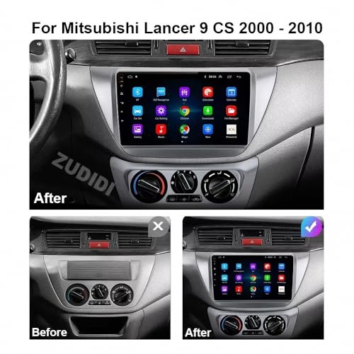 Radio de coche 2 DIN para Mitsubishi Lancer 9 con GPS y Bluetooth 2G+32G 2