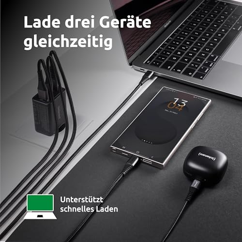 Intenso Power Adapter W65ACC Gan, 65 W, Ricarica Super Veloce, Per Macbook, Laptop, Iphone, Samsung Galaxy E Altro, Nero - 2