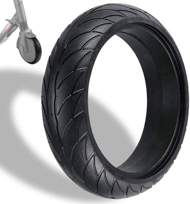 GYL 8 Inch Ninebot ES Front Tire - 8x2.125(159-42) 200x50 Tyre Replacement for Segway Ninebot ES1 ES2 ES3 ES4 E2 E2 Plus ES1L Electric Scooter, 8x2.0 inch Tyre (After installation 8 Inch) 8 inch solid tire