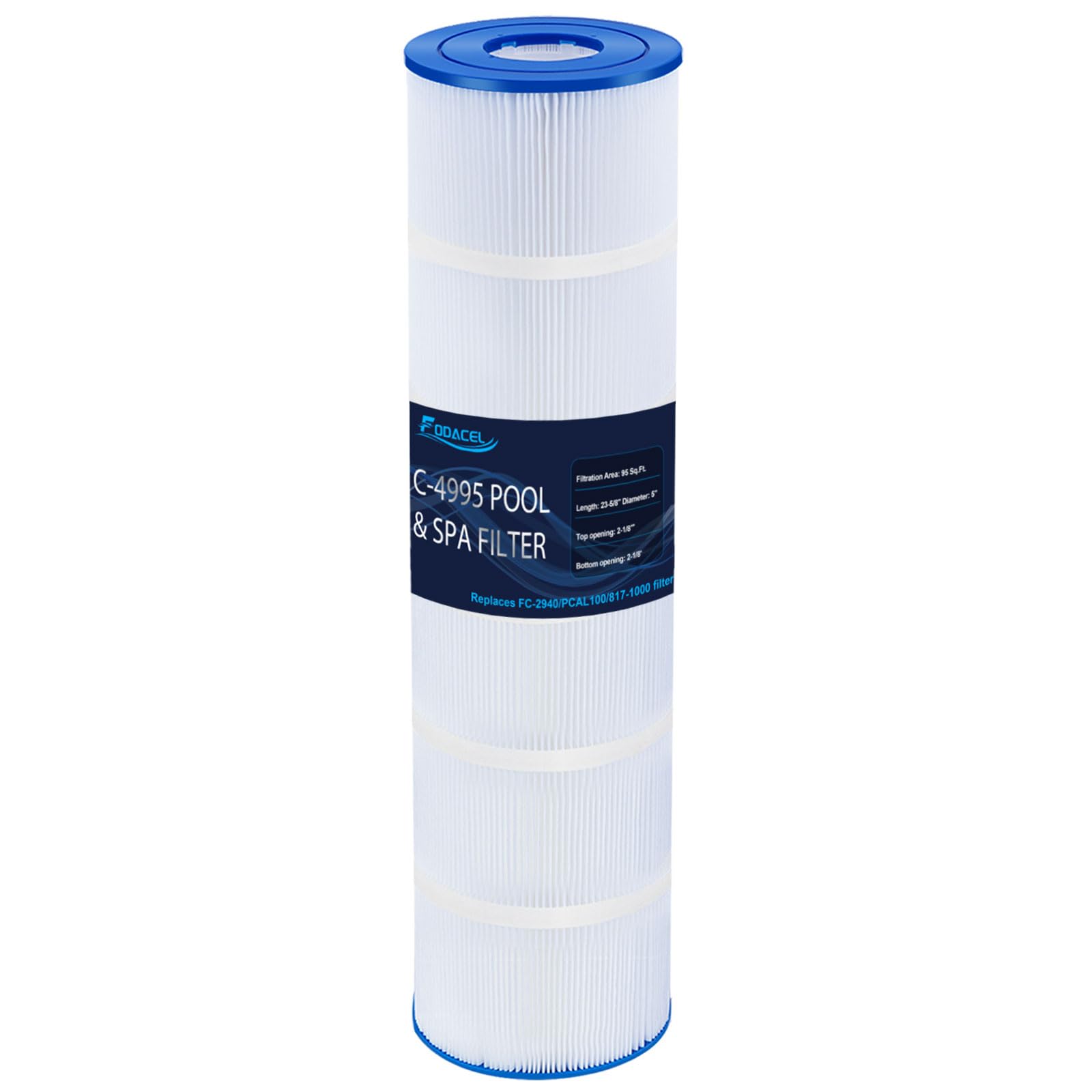 Upgraded C-4995 Pool & Spa Filter Cartridge, Compatible with Unicel c-4995, C4995, Filbur FC-2940, Pcal100, Fit for Cal Spas, Spa Filter Cartridges 95.Sq.Ft