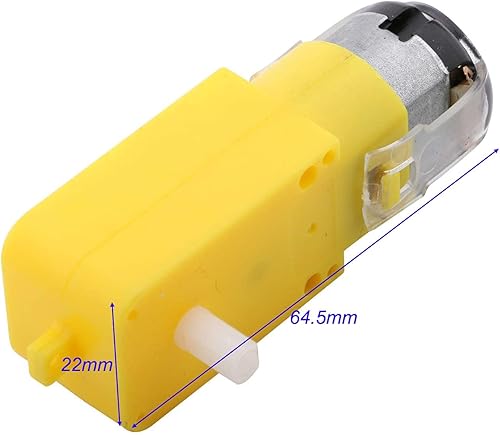 Miniatura 6 de 8pcs DC3V-12V DC Geared Motor, para aviones JuguetesCuerpo robóticoCoche de juguete de tracción en las cuatro ruedas, Número de lote Doble eje 148