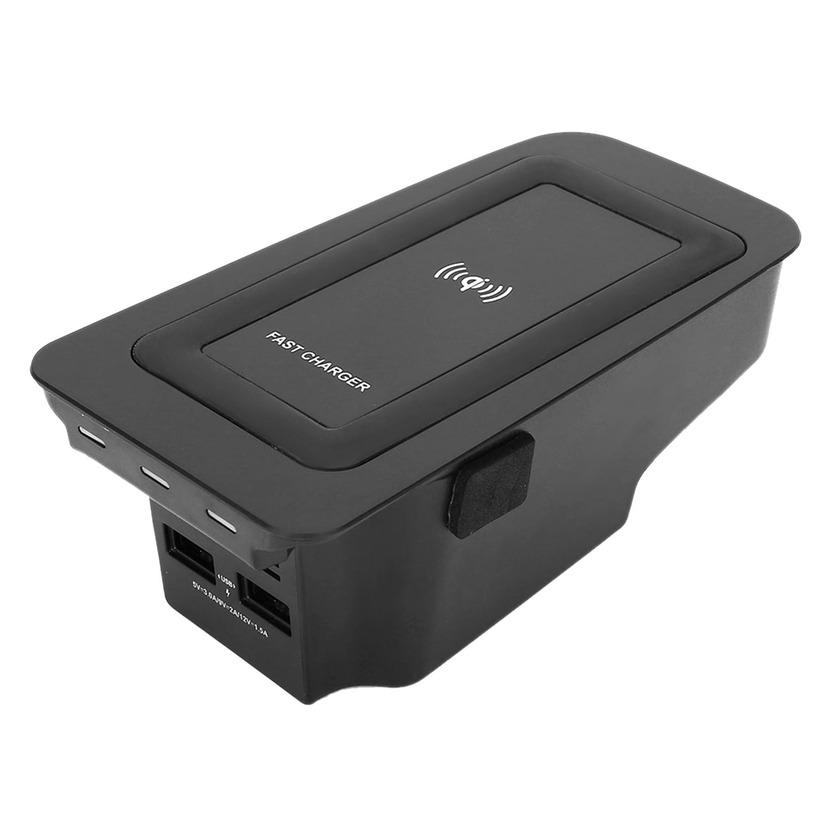 Caricabatterie wireless con piastra di ricarica Caricabatterie wireless rapido a induzione da 15 W per V60 XC60 S90 V90 XC90 [Uso auto]