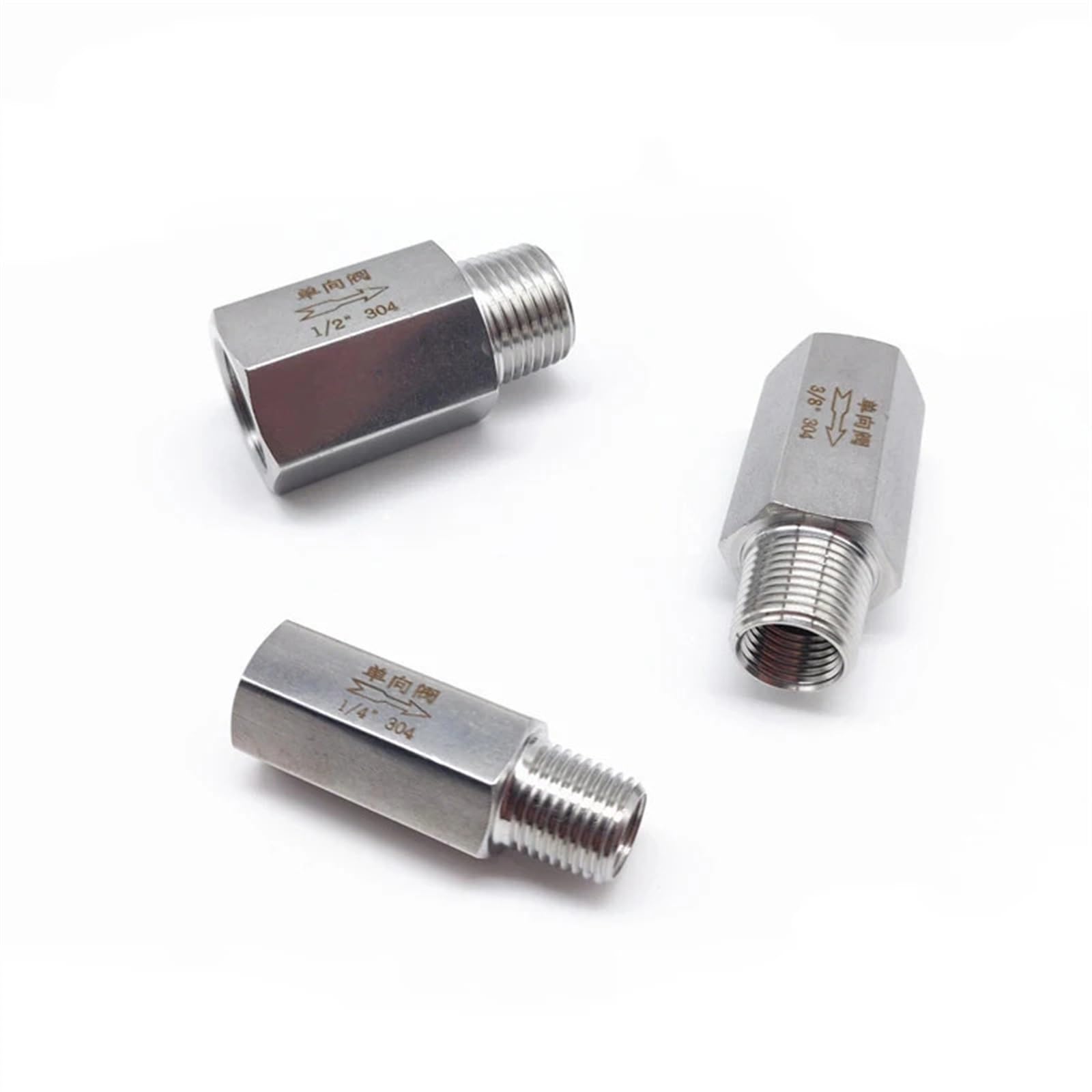 Valve anti-retour inox 304 pour stopper le reflux d'eau tuyauterie