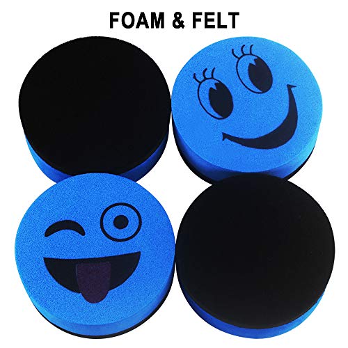 40 Pack Magnetic Whiteboard Erasers Dry Eraser Dry Erase Erasers Bulk Chalkboard Eraser Cleaner for Classroom, Office (Blue, 2 inch) image 7