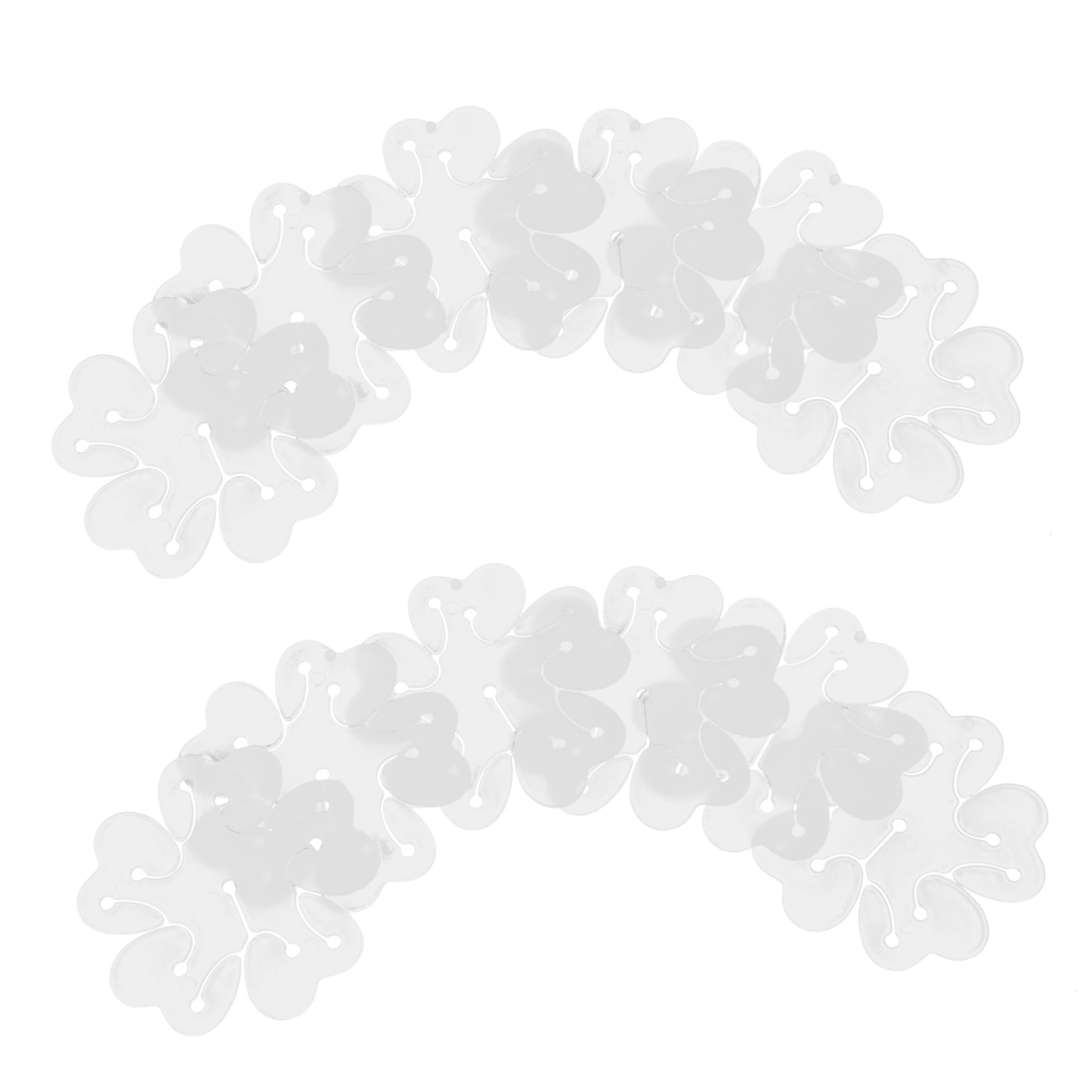 Cabilock 100pcs Balloon Clips for Balloon Stand Balloon Knot Tool Balloon Clips Ties Wedding Balloon Buckle Foil Balloon Ties Balloon Arch Clip Plastic Multifunction Treasure Chest Girl