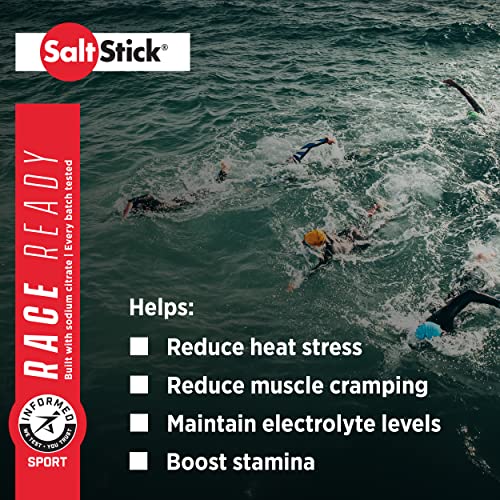 Saltstick Electrolytes With Caffeine - Salt Pills And Electrolytes For Running, Hydration, Leg Cramps Relief, Sports Recovery, Hiking Essentials - Salt, Magnesium, Potassium, Vitamin D3 - 100 Count #TOP2