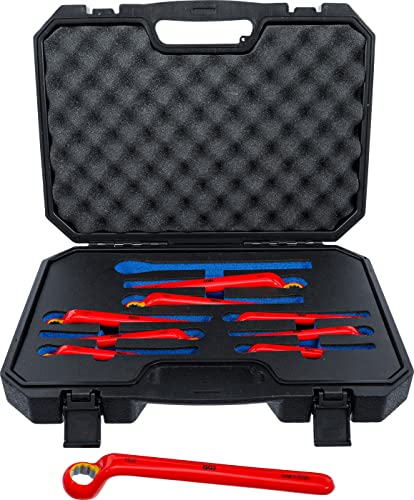 BGS 72035 | VDE-Ringschlüssel-Satz | tief gekröpft | SW 10-24 mm | 9-tlg.