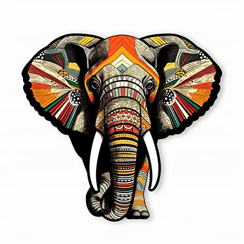 Image of Yoonek Graphics Elephant Vinyl Decal Sticker for Car Window, Laptop, and More. #1931Option11-4