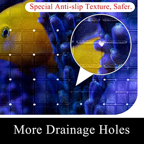 Tapis de douche sans latex et ventouses puissantes pour enfants - 3