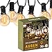 Produktbild Torkase LED Lichterkette Außen Glühbirnen 10M 30 G40 Birnen mit 3 Ersatzbirnen, Innen/Außen Lichterketten für Garten, Schlafzimmer, Hochzeiten, Partys, Weihnachten usw, 2700K Warmweiß