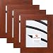 Craig Frames FM74DKW 8 by 10-Inch Picture Frame 4-Piece Set, Smooth Finish, 2-Inch Wide, Brown