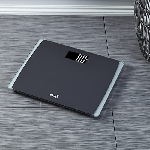 Balance haute capacité EatSmart pour grand gabarit avec plateau acier noir