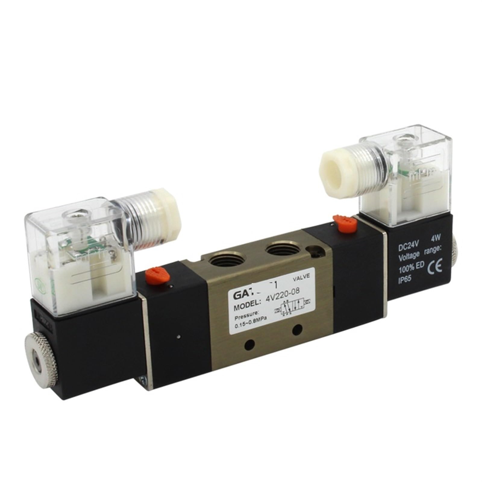 Elettrovalvola Pneumatica Airtac 4V220-08 24VDC - 5 Porte 2 Posizioni - Nuova