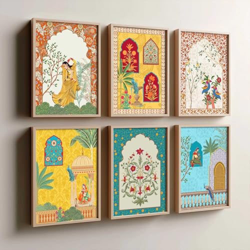 kotart Traditional Indian Wall Art Madhubani Paintings for Living...