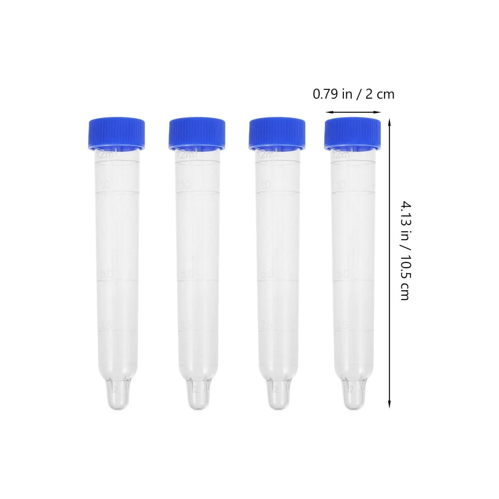 yingyingjia 50 provette for la raccolta dei campioni di urina, for test di centrifuga, contenitori in plastica