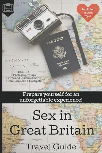 Great Britain Travel FAKE Tour Guide Book Wide Lined Notebook: Funny GAG GIFT for Honeymoon Vacation Just Married Bride Groom Holiday