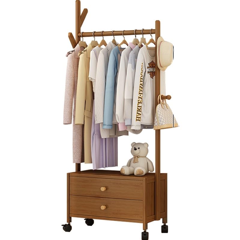 Portant à vêtements extensible pour optimiser les petits espaces sans percer