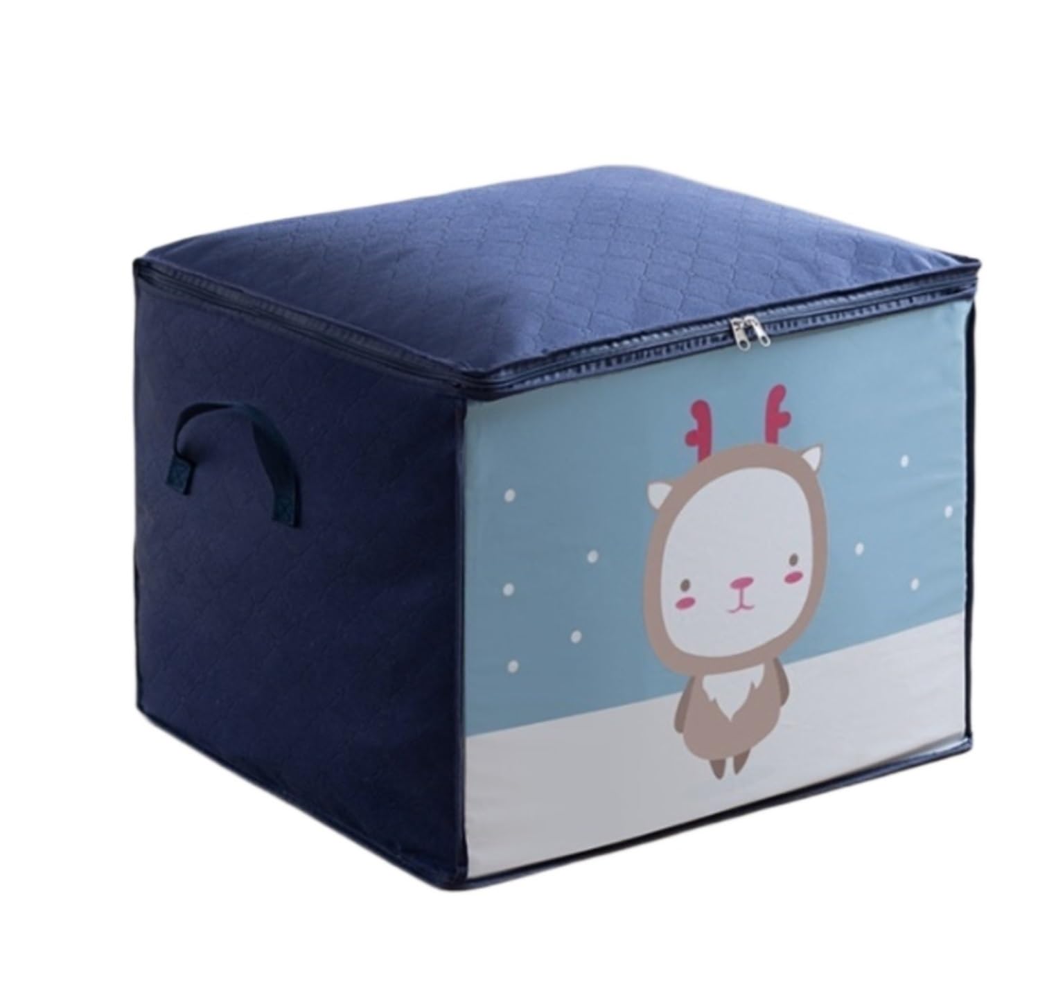 Bolsas Almacenaje Ropa Bolsas De Almacenamiento Almacenamiento Duradero Cierre De Cremallera Manta Almacenamiento Compatible Organizador Armario para Edredones(B)