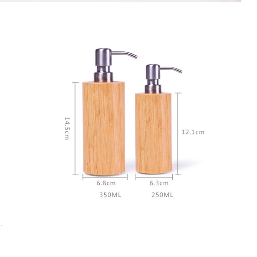 Bottiglia Decorativa per Dispenser di Sapone Liquido Ricaricabile in Vetro Quadrato Decorativo per controsoffitto da Bagno