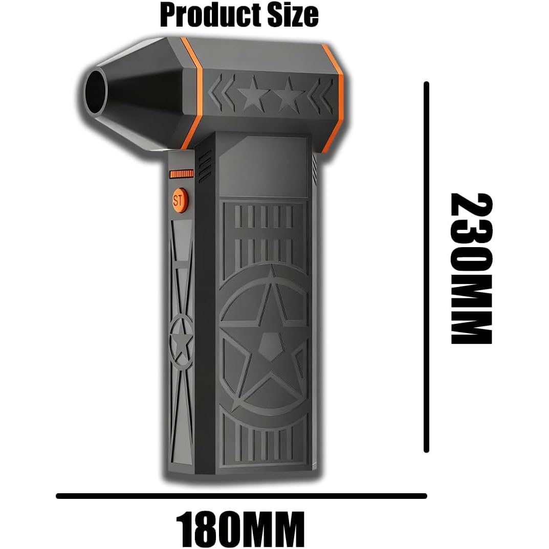 2026 Upgrade 5000W Snow Blower, Frostblazer 5000W Souffleuse à Neige, Dégivreur à Air Chaud Portable 3 Vitesses, Rechargeable Deneigeuse sans Fil, Mini Souffleuse à Neige Thermique pour Voiture