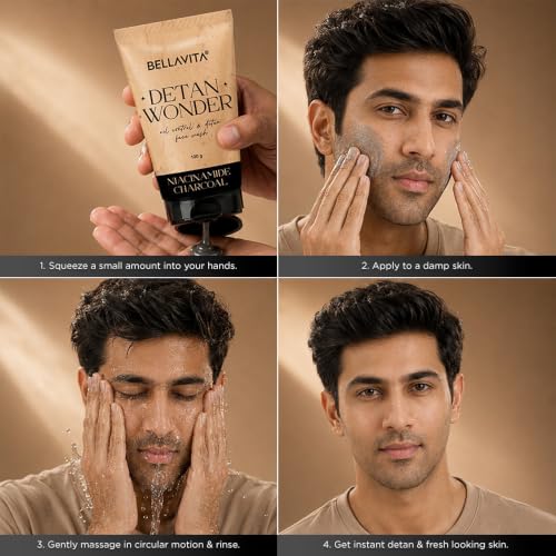 BELLAVITA Detan Wonder 2-in-1 Face Wash 100g - Image 8