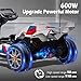 JoyWheels Licensed BMW Electric Go Kart, 36V Drift Kart with 600W Motor, Outdoor Driftable Kids Race Pedal Go Karting Car w/Adjustable Seat, Lights, for 6 Years Old, White