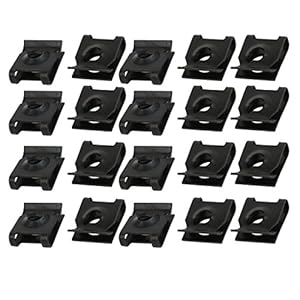 sourcing map 20pcs U Mutter M5/ST4.8