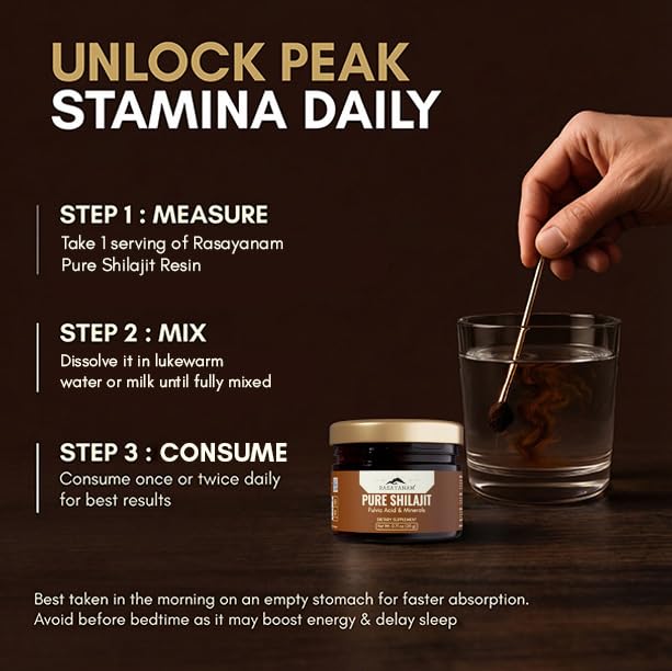 Rasayanam Pure Himalayan Shilajit Resin | Highly Purified with 75% Fulvic Acid & 80+ Trace Minerals | Supports Energy, Stamina, Strength & Recovery | 20 gm 2