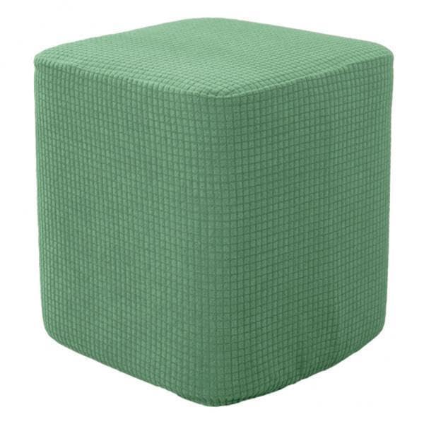 Fundas otomanas cuadradas elásticas y lavables para proteger reposapiés