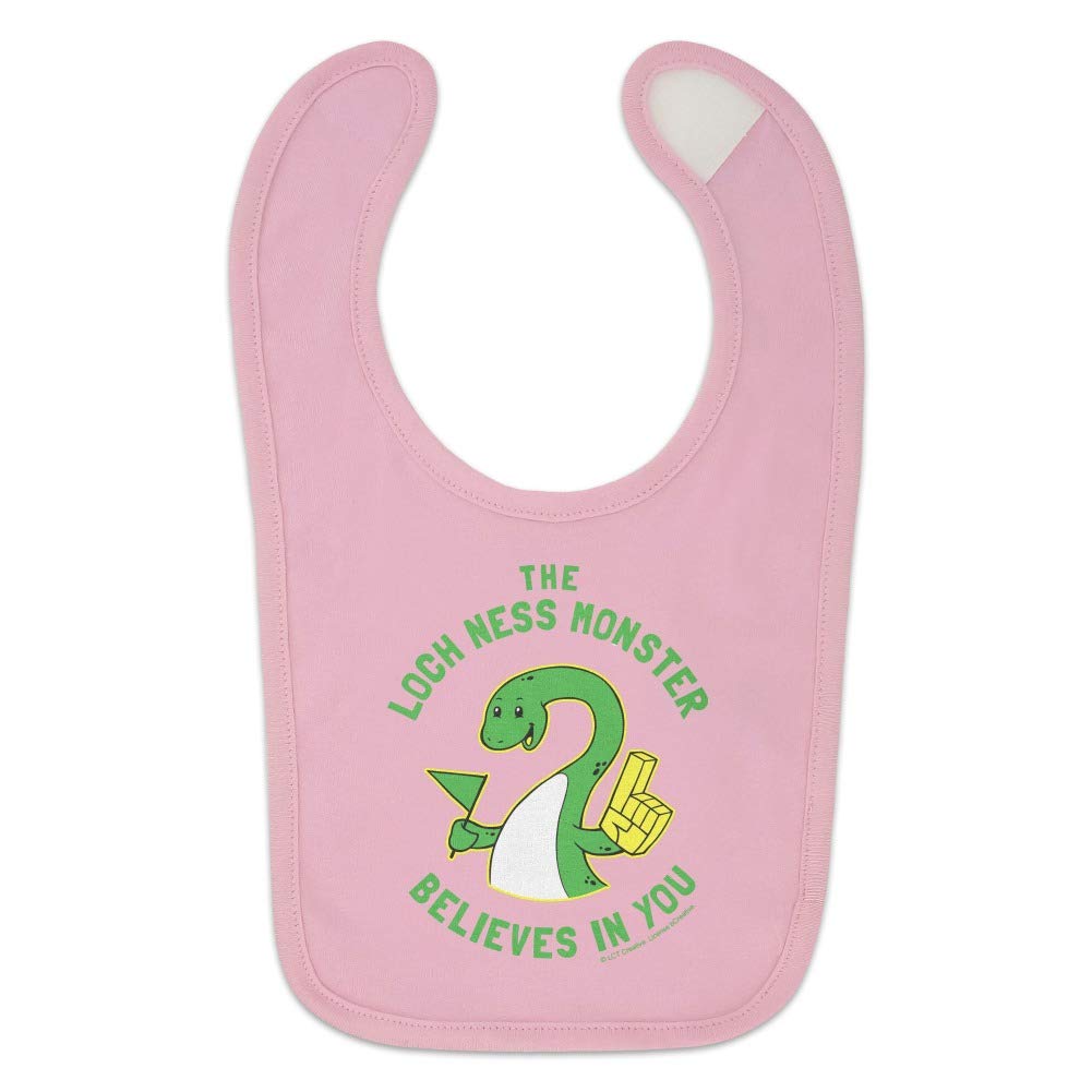 The Loch Ness Monster Believes in You Funny Humor Baby Bib
