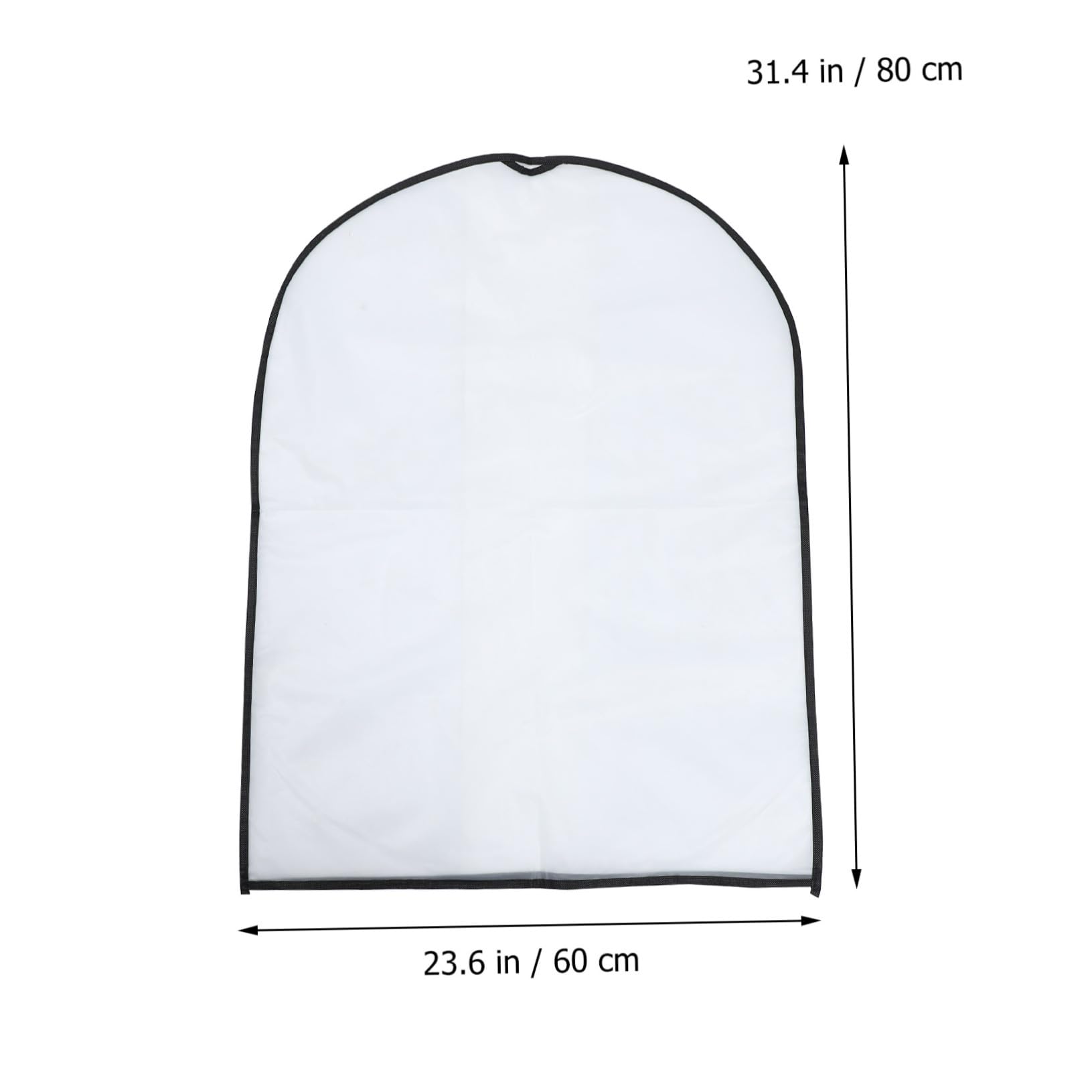 10 piezas Unidades Bolsas Protectoras para Ropa Colgante Funda Ligera y Translúcida para Trajes y Abrigos Polvo Hogar y Armario