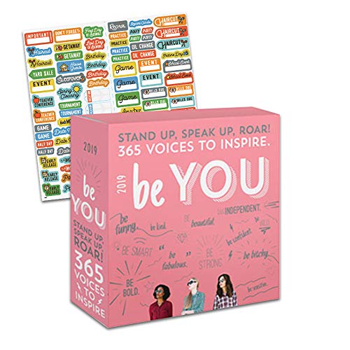 Télécharger Calendrier de bureau pour femme Be You Inspirational 2019 – 365 pages par jour 2019 – Calendrier PDF