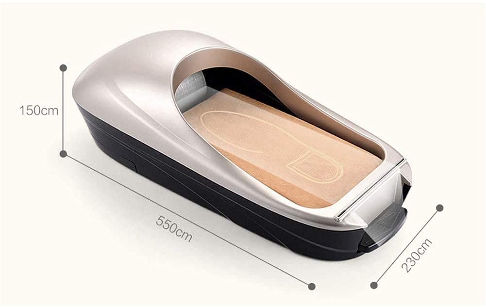 Macchina Copriscarpe Stivaletti Macchina Copriscarpe USA e Getta Distributore Automatico di Copriscarpe 600 Pezzi Copriscarpe in plastica USA e Getta Borse Macchina Copriscarpe